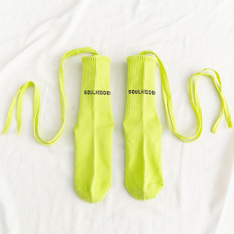 cross-strap socks