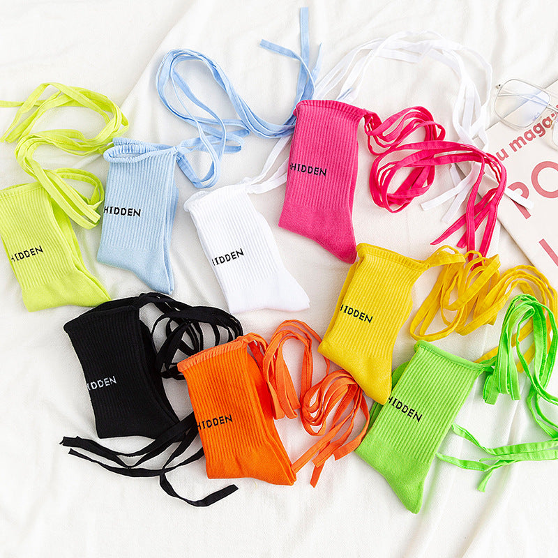 cross-strap socks