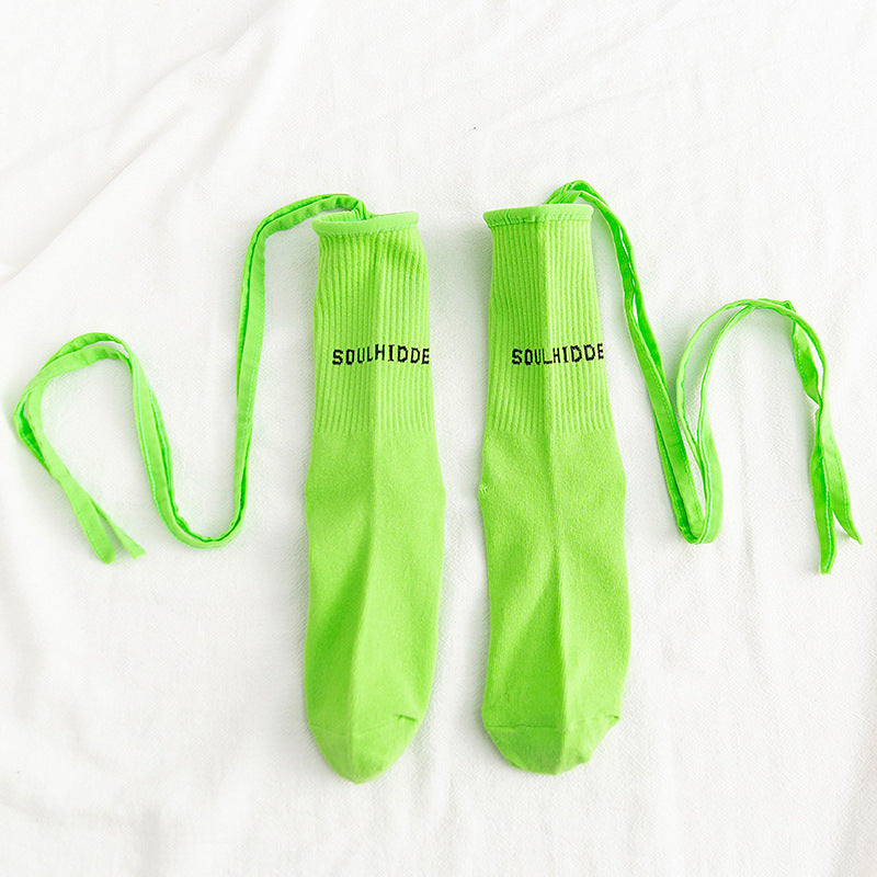 cross-strap socks