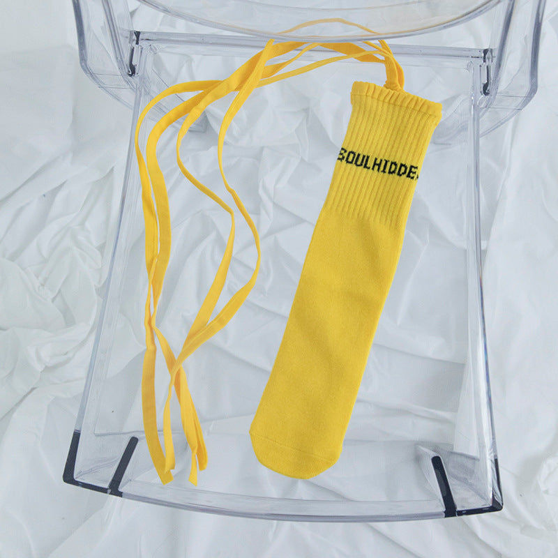 cross-strap socks