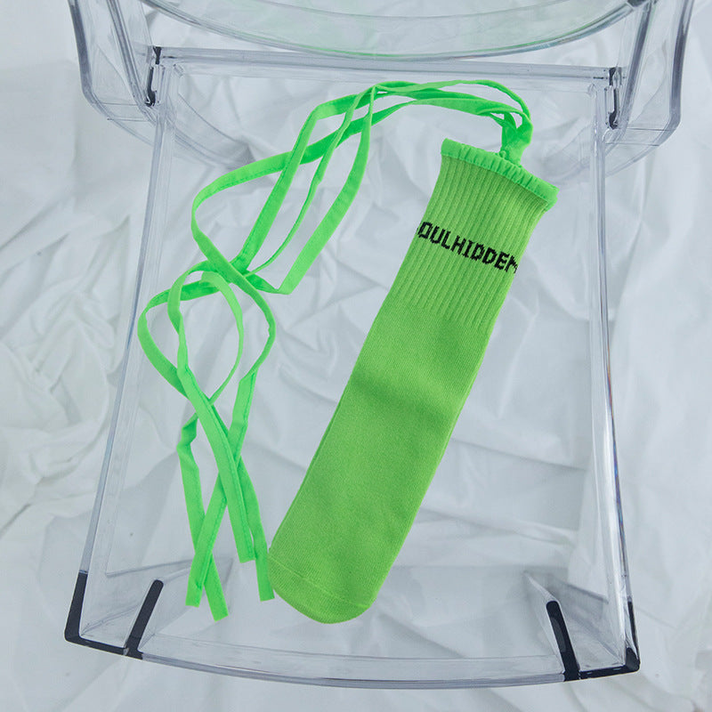 cross-strap socks