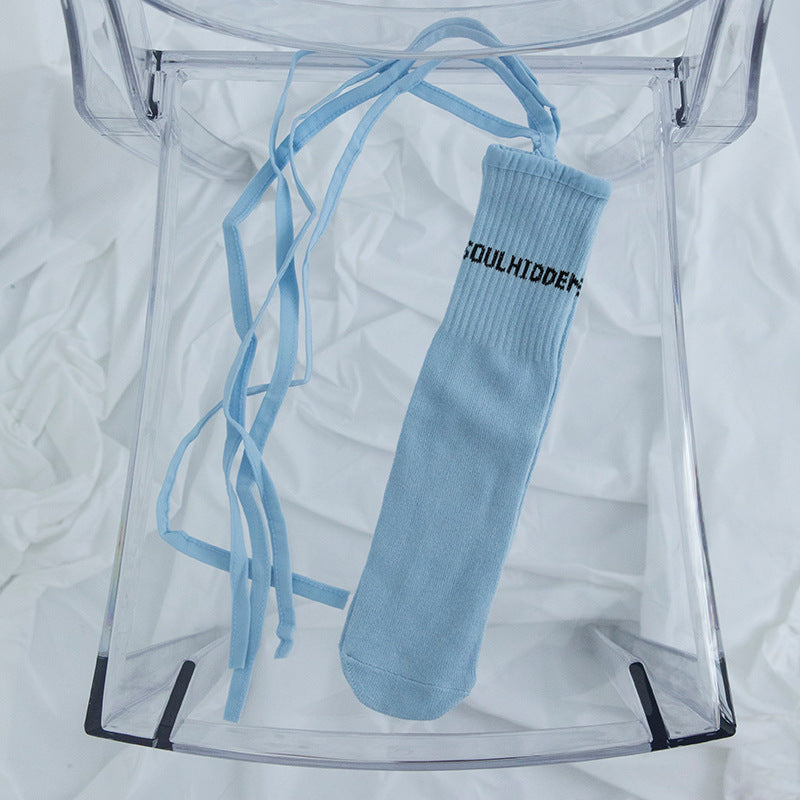 cross-strap socks
