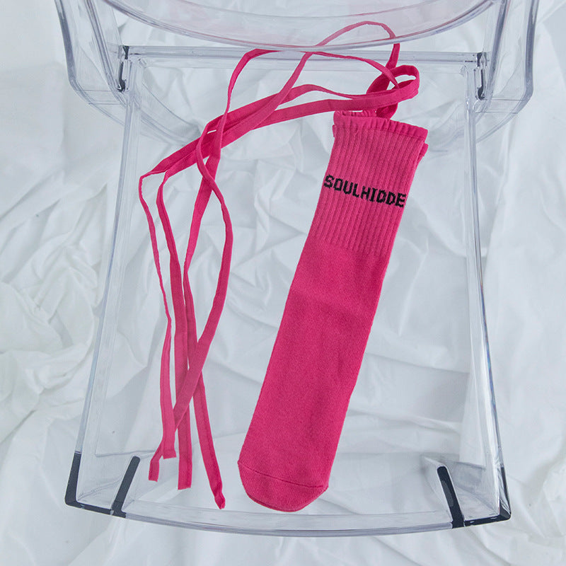cross-strap socks