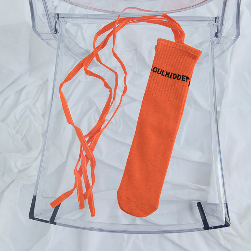 cross-strap socks