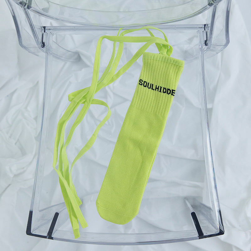 cross-strap socks