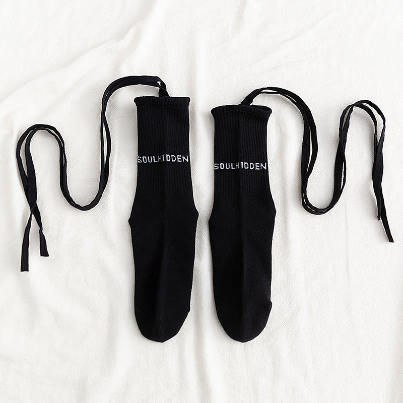 cross-strap socks