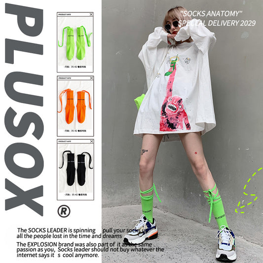 cross-strap socks