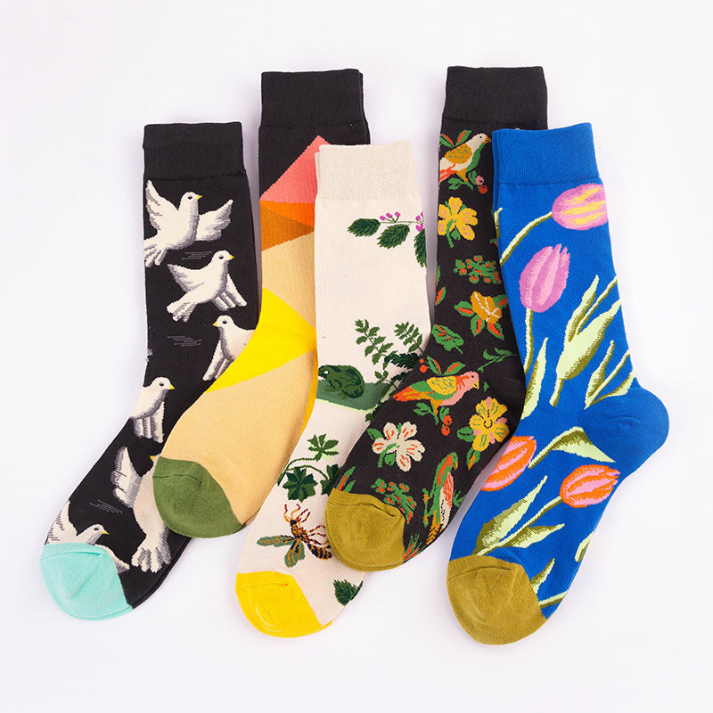 Trendy Women's Mid-Calf Socks