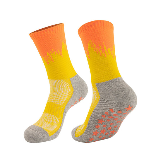 Cross-border Amazon men's medium tube combed cotton sports socks moisture wicking deodorant antibacterial sports socks running socks
